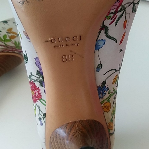 Gucci Floral Heels size 8 - Picture 5 of 8